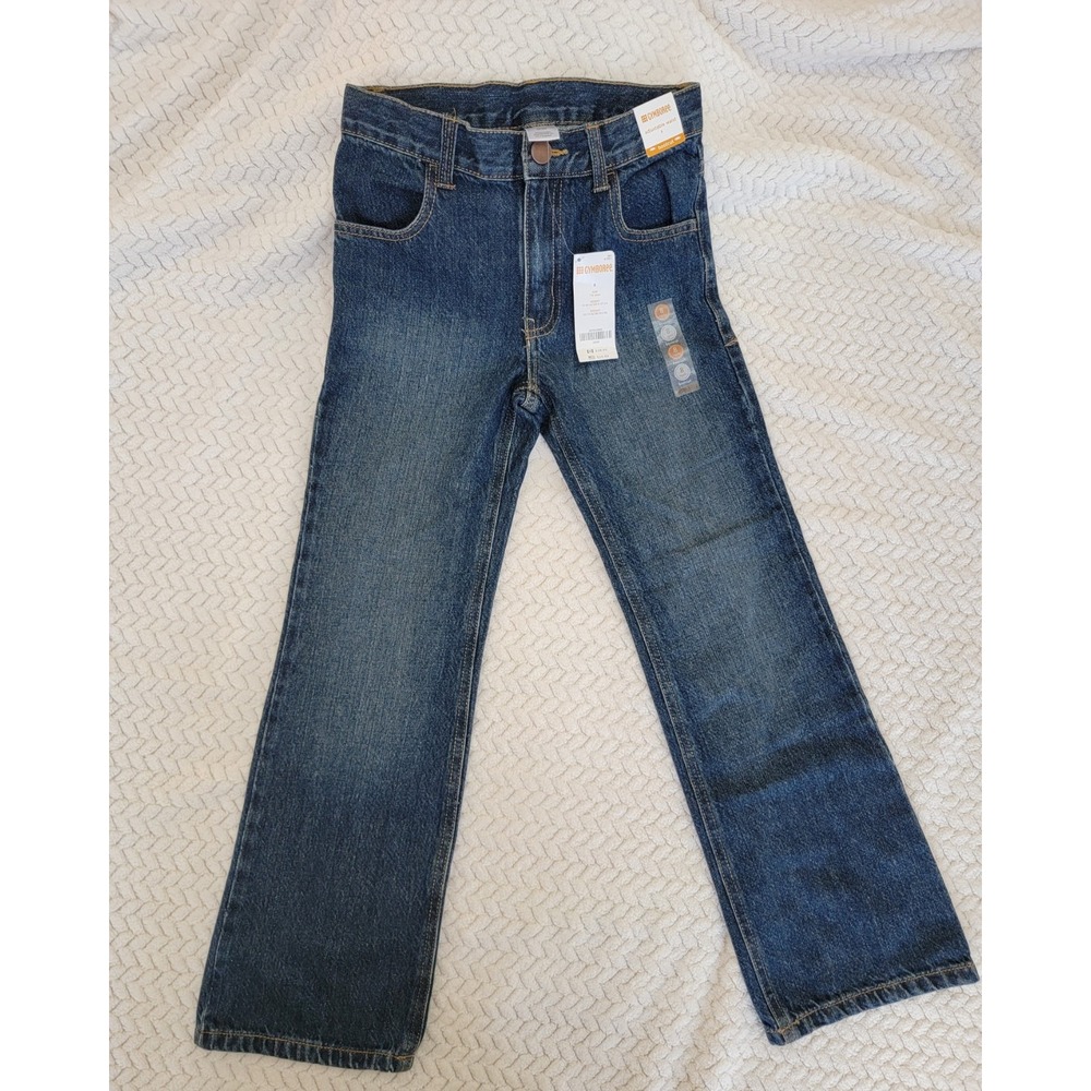 GYMBOREE Bootcut Blue Jeans- Adjustable Waist- Size 8- *New With Tags*  See Pics